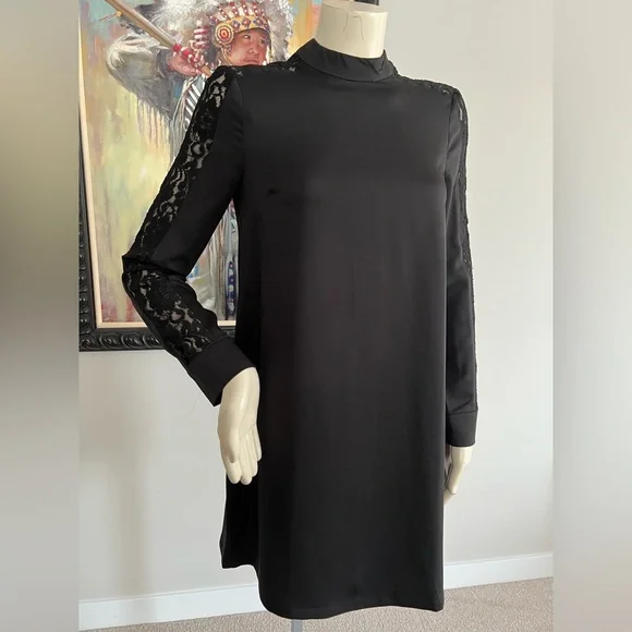 BCBGMAXAZRIA Black Long Sleeve Dress – Size XS - Picture 5 of 15